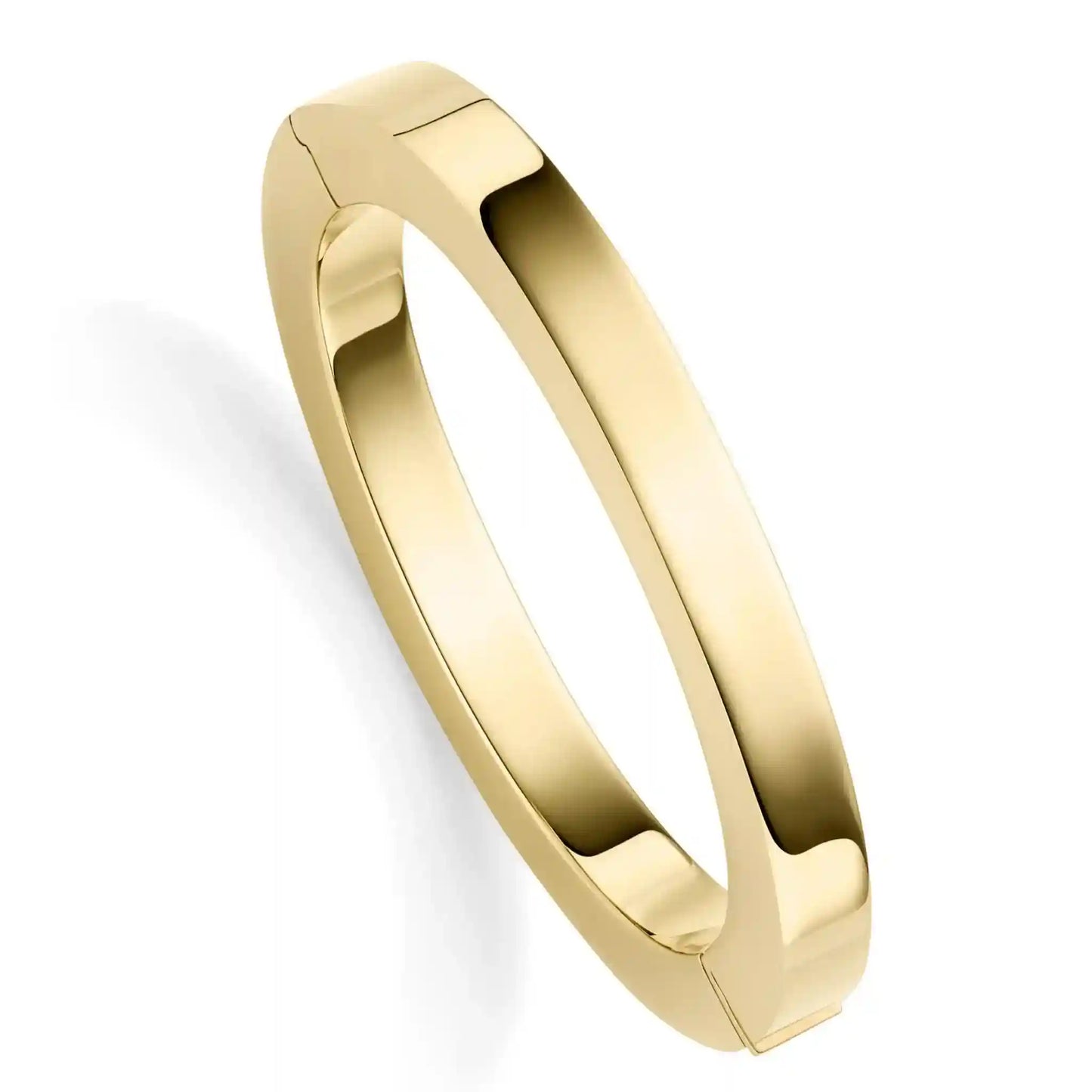 Gold Armreif Breite 8,0  mm 585-14 Karat Gelbgold