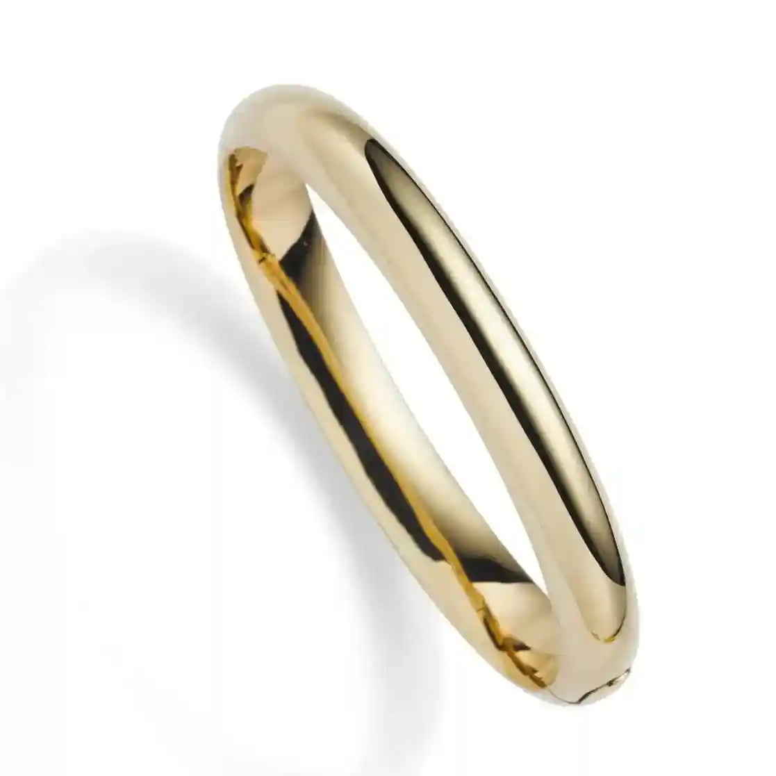 Gold Armreif Breite 9,0  mm 585-14 Karat Gelbgold