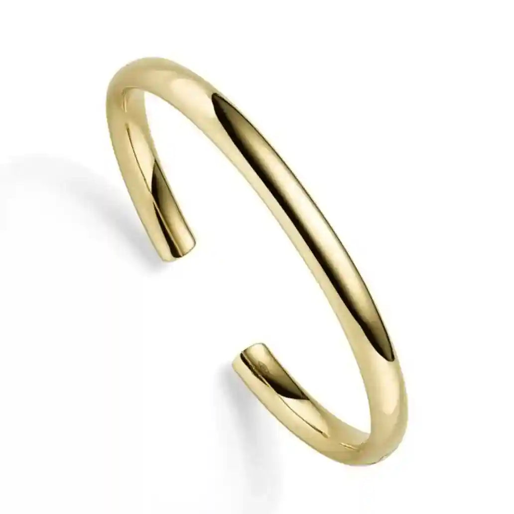 Gold Armspange Breite 6,0 mm - 585-14 Karat Gelbgold