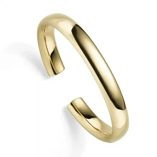 Gold Armspange Breite 9,0 mm - 585-14 Karat Gelbgold