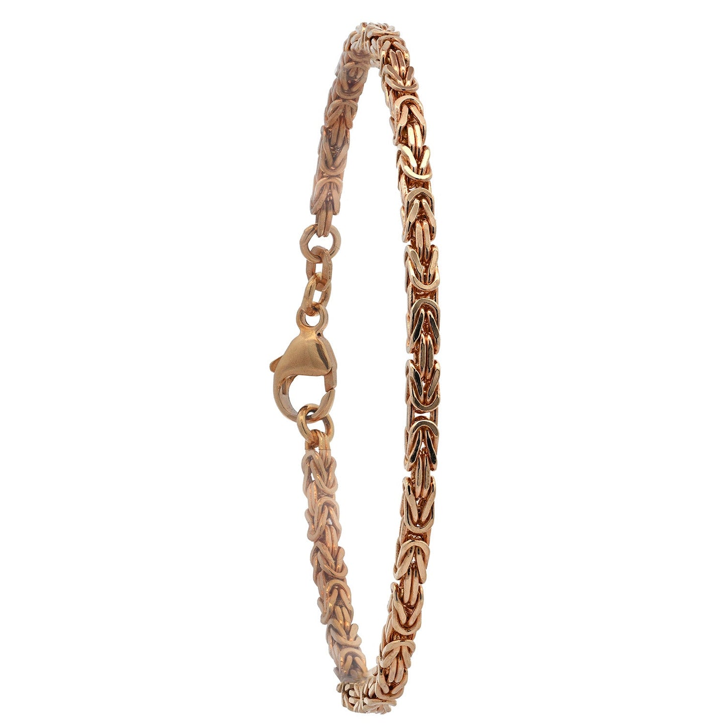 Goldarmband Königskette Armkette Breite 3,0mm massiv 750 - 18 Karat Gold - Firma Holzenplotz - Silberketten - Goldketten.de