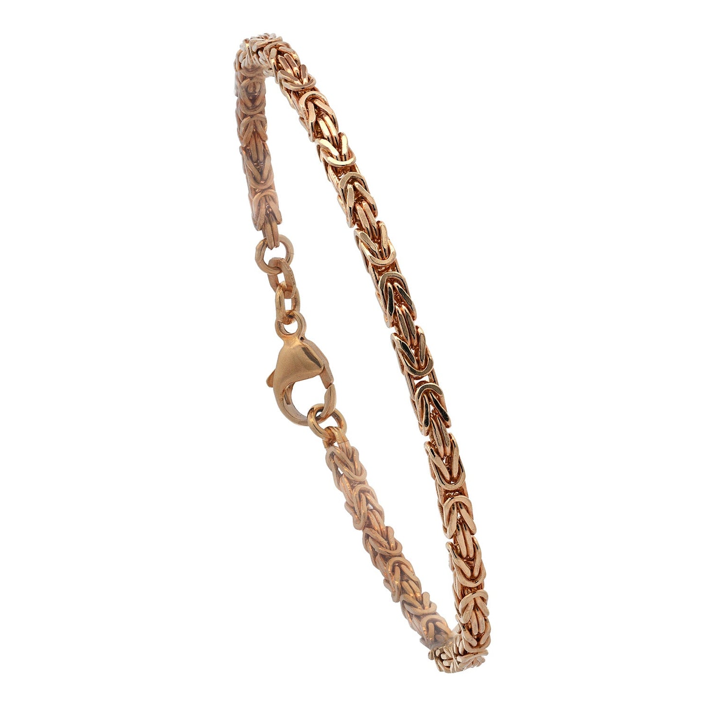 Goldarmband Königskette Armkette Breite 3,0mm massiv 750 - 18 Karat Gold - Firma Holzenplotz - Silberketten - Goldketten.de