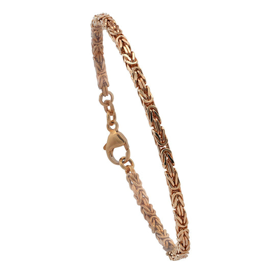 Goldarmband Königskette Armkette Breite 3,0mm massiv 750 - 18 Karat Gold - Firma Holzenplotz - Silberketten - Goldketten.de