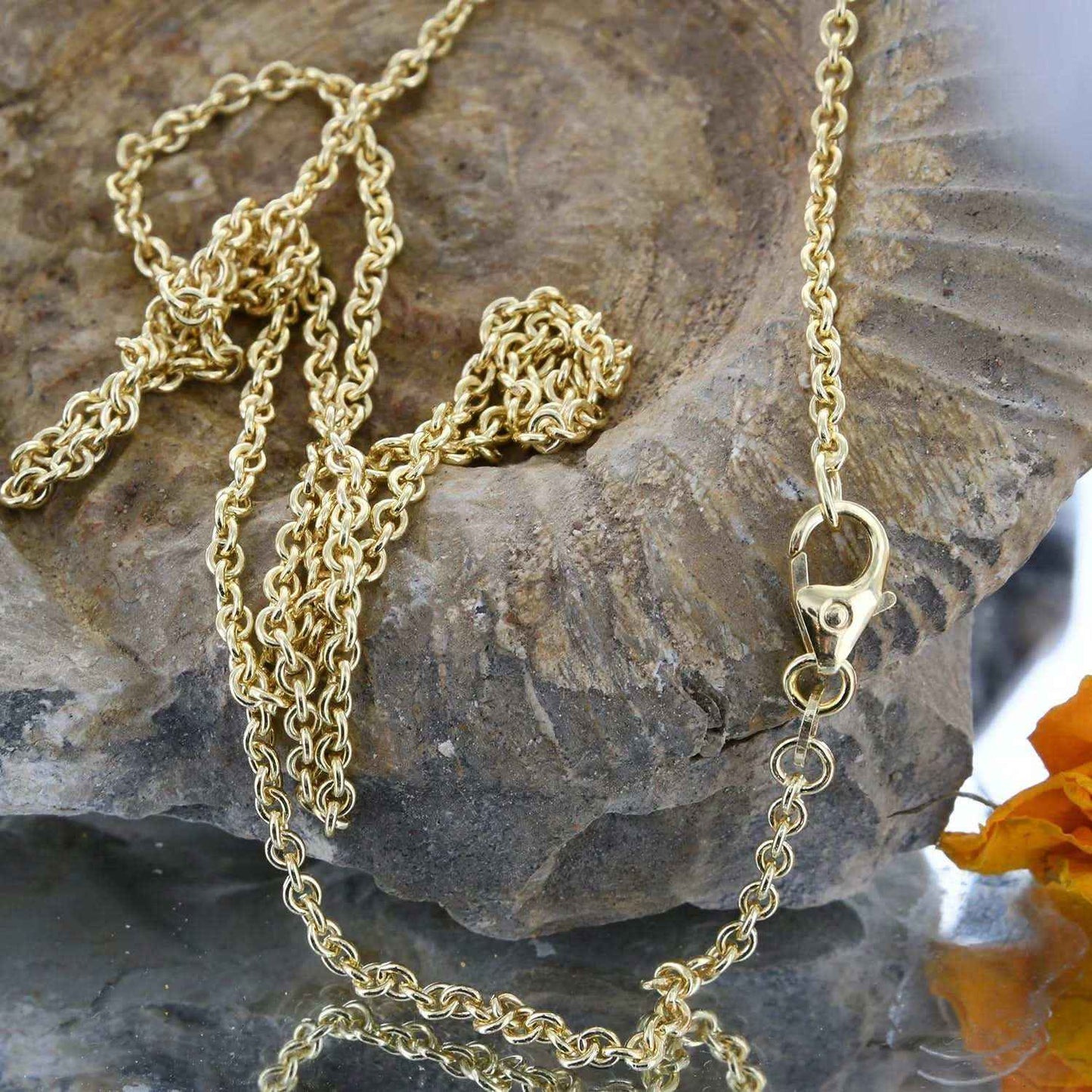 Goldkette Ankerkette Breite 2,0mm - 585-14 Karat Gold - Firma Holzenplotz - Silberketten-Goldketten.de 