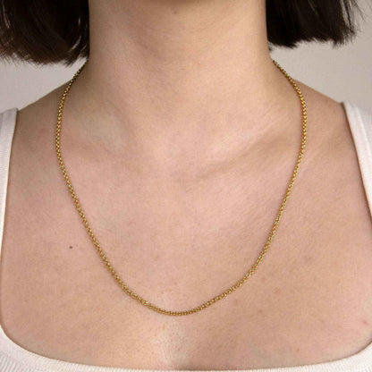 Goldkette Ankerkette Breite 2,4mm - 750-18 Karat Gold - Firma Holzenplotz - Silberketten-Goldketten.de 