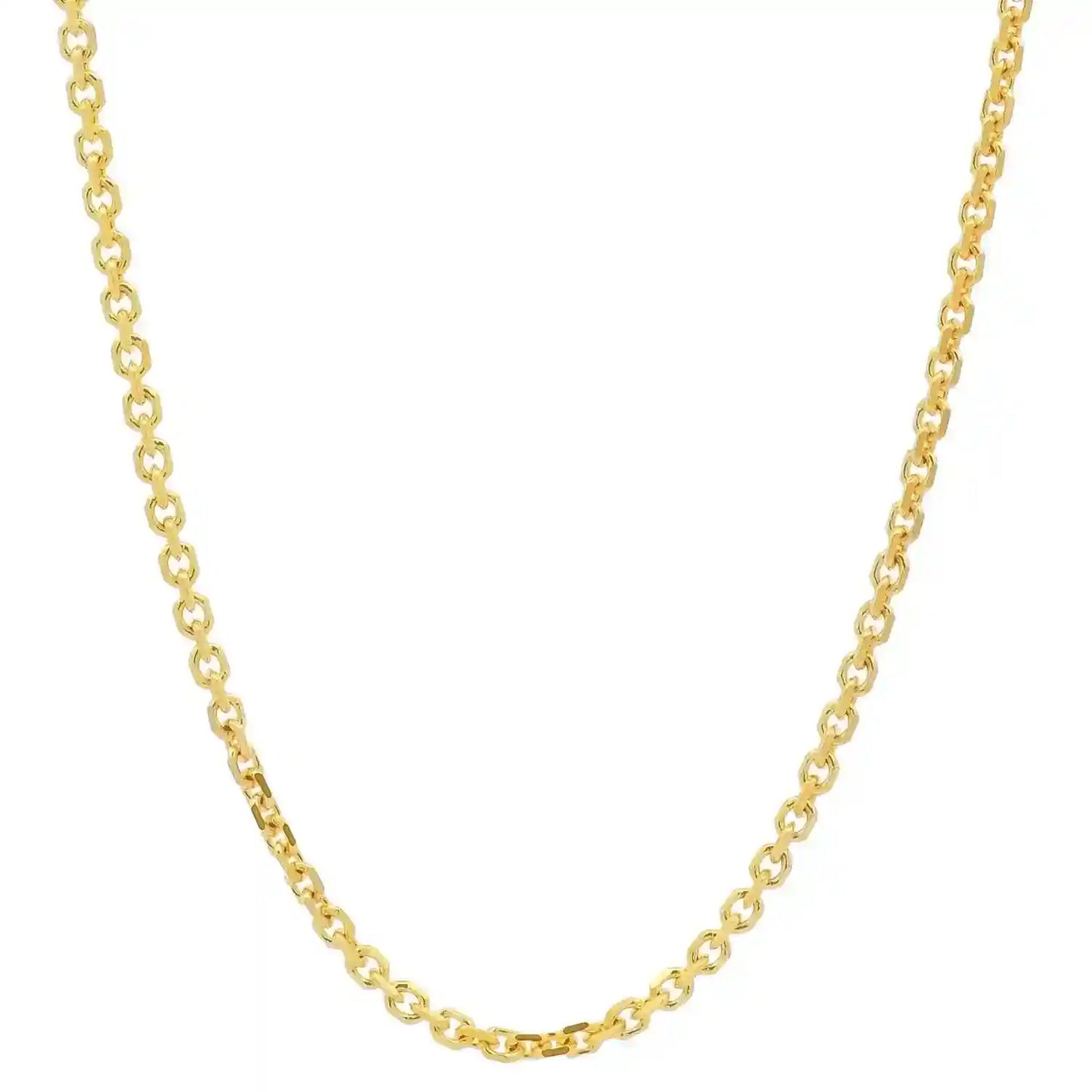 Goldkette Ankerkette diamantiert Halskette 1,2 mm 333-8 Karat Gold - Firma Holzenplotz - Silberketten-Goldketten.de 
