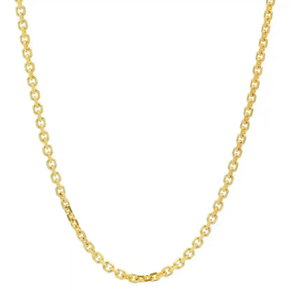 Goldkette Ankerkette diamantiert Halskette 1,2 mm 333-8 Karat Gold - Firma Holzenplotz - Silberketten-Goldketten.de 