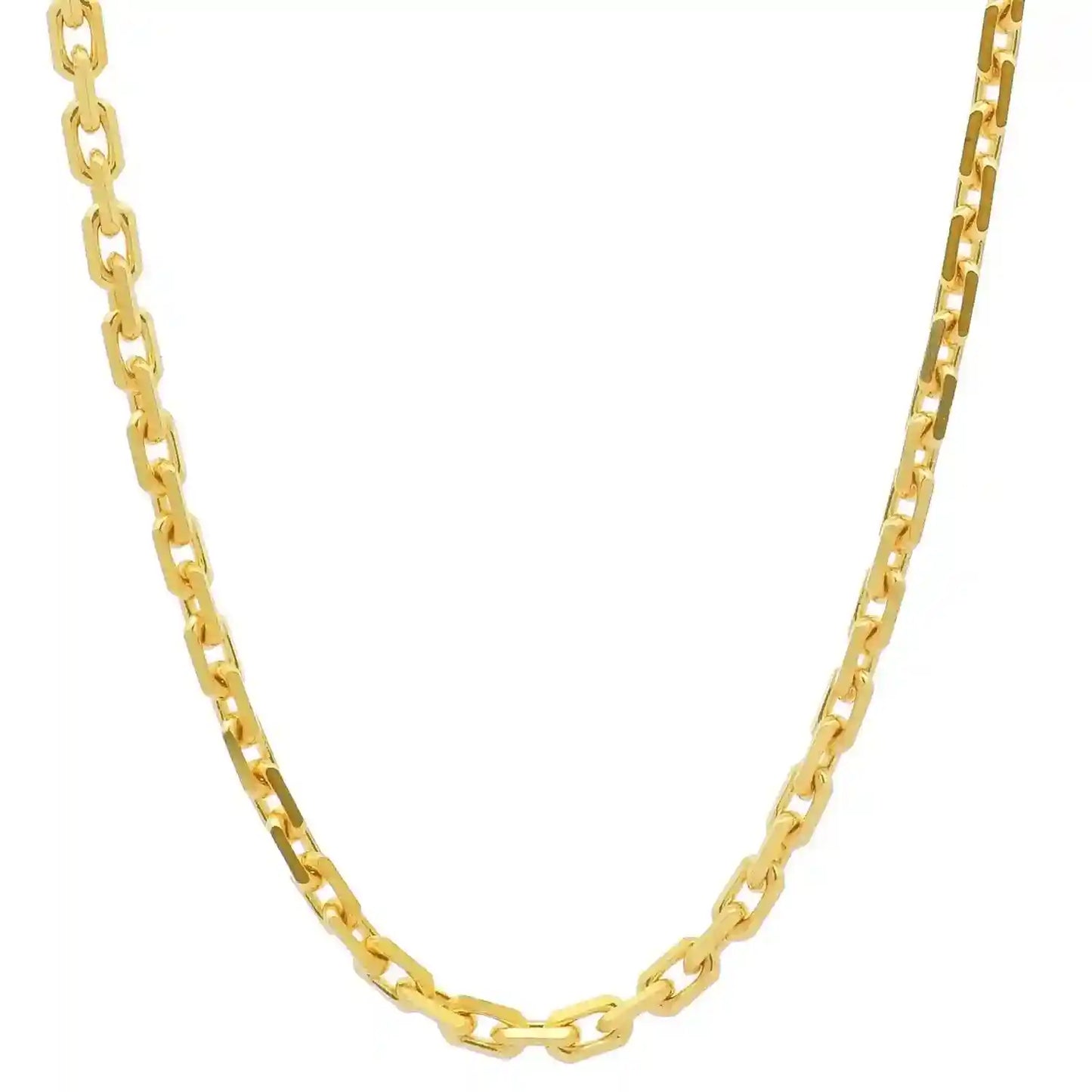 Goldkette Ankerkette diamantiert Halskette 1,8 mm 333-8 Karat Gold