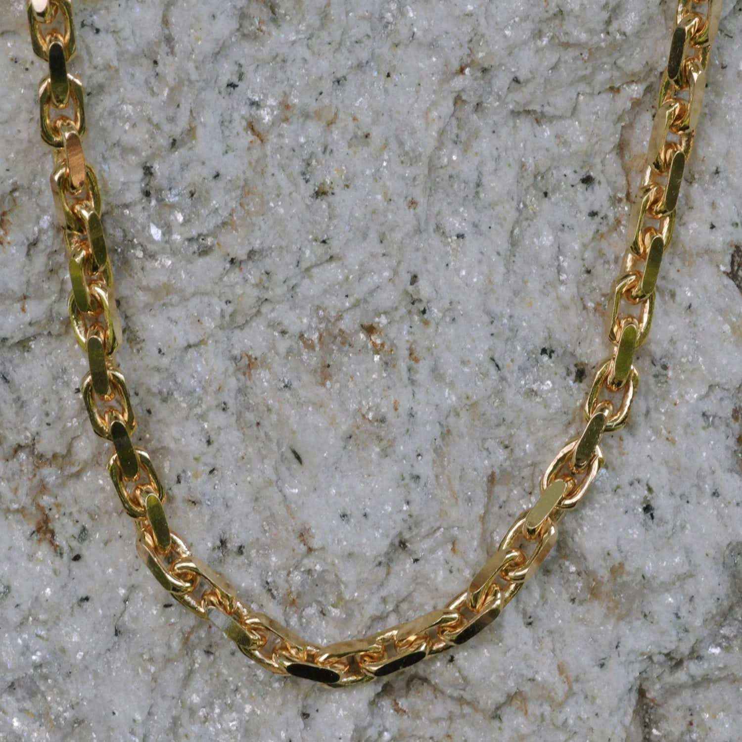 Goldkette Ankerkette diamantiert Halskette 2,0mm echt 333-8 Karat Gold - Firma Holzenplotz - Silberketten-Goldketten.de 