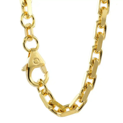 Goldkette Ankerkette diamantiert Halskette 3,0mm echt 333-8 Karat Gold