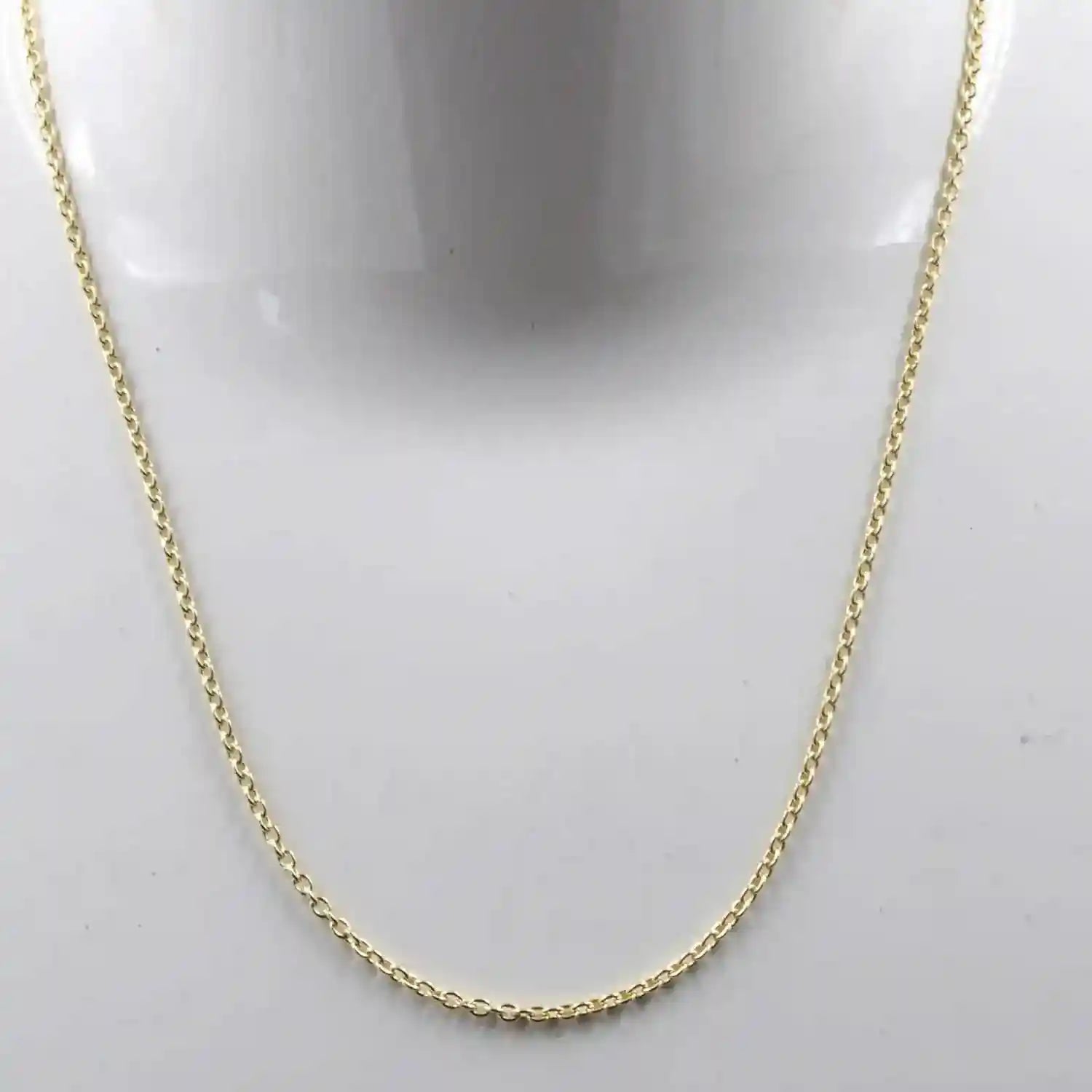 1,5 mm 36 cm 333 - 8 Karat Gold Halskette Ankerkette rund massiv Gold hochwertige Goldkette  2 g