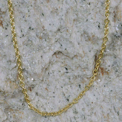 1,5 mm 36 cm 333 - 8 Karat Gold Halskette Ankerkette rund massiv Gold hochwertige Goldkette  2 g