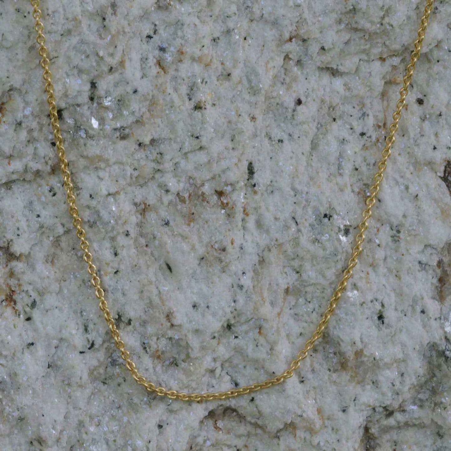 Goldkette Ankerkette Länge 40cm - Breite 0,8mm - 750-18 Karat Gold