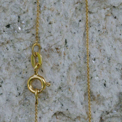 Goldkette Ankerkette Länge 40cm - Breite 0,8mm - 750-18 Karat Gold