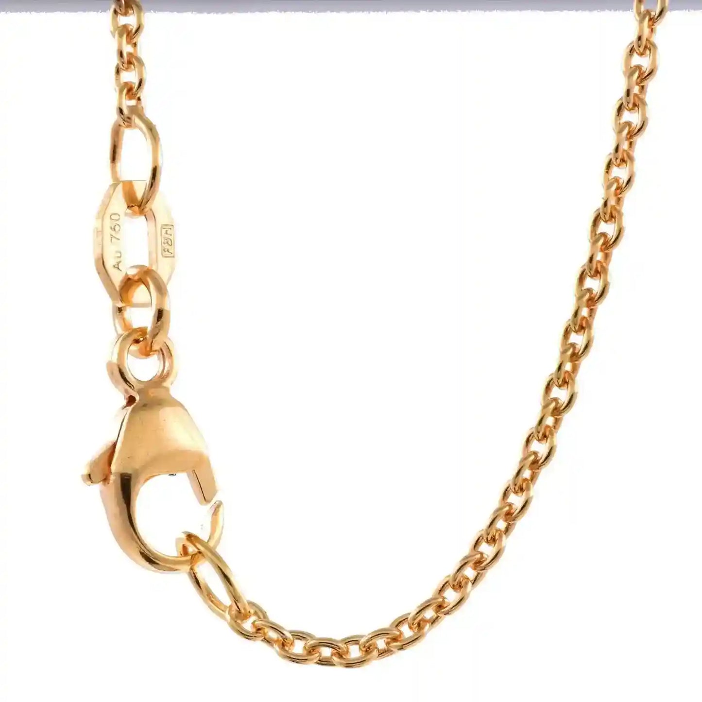 Goldkette Ankerkette Länge 42cm - Breite 1,5mm - 750-18 Karat Gold