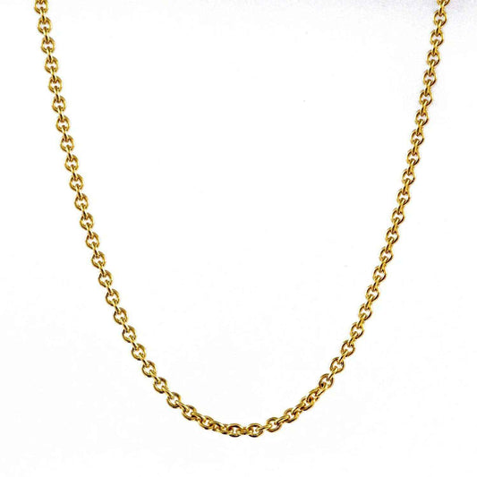 Goldkette Ankerkette Länge 45cm - Breite 0,8mm - 333-8 Karat Gold - Firma Holzenplotz - Silberketten-Goldketten.de 