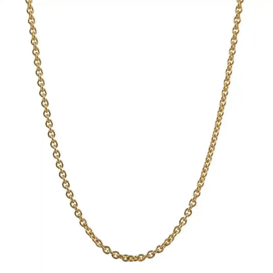 Goldkette Ankerkette Länge 45cm - Breite 0,8mm - 585-14 Karat Gold - Firma Holzenplotz - Silberketten-Goldketten.de 