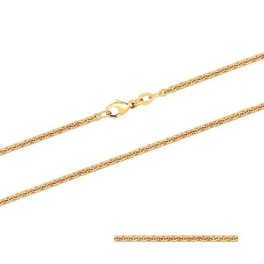 Goldkette Ankerkette Länge 60cm - Breite 2,4mm - 750 - 18 Karat Gold - Firma Holzenplotz - Silberketten - Goldketten.de
