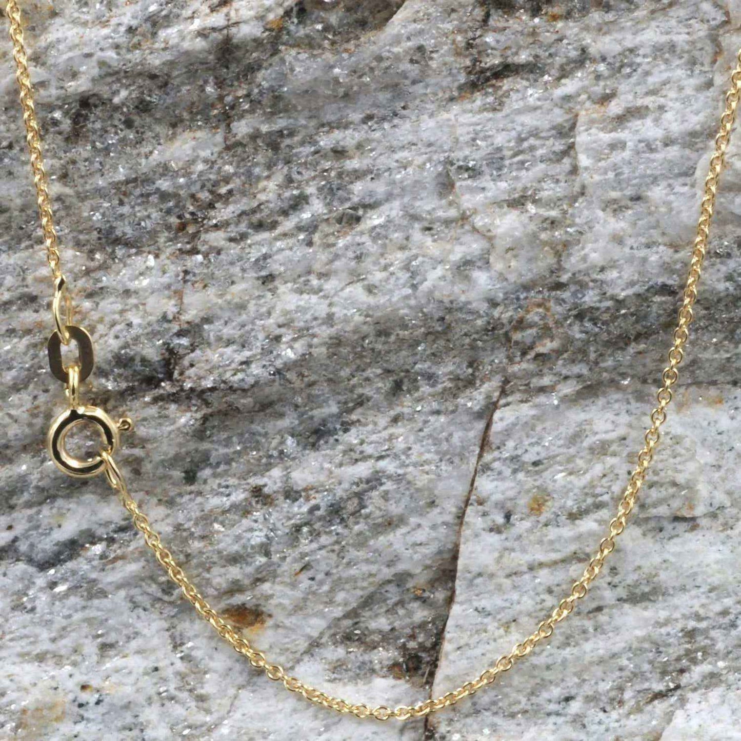 Goldkette Ankerkette Länge 70cm - Breite 1,1mm - 585-14 Karat Gold