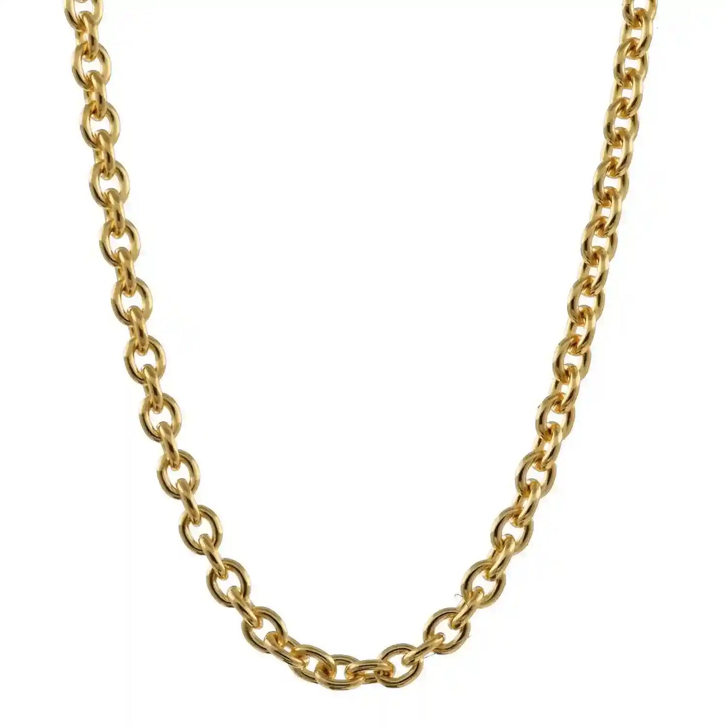 1,5 mm 70 cm 585 - 14 Karat Gold Halskette Ankerkette rund massiv Gold hochwertige Goldkette  4,3 g