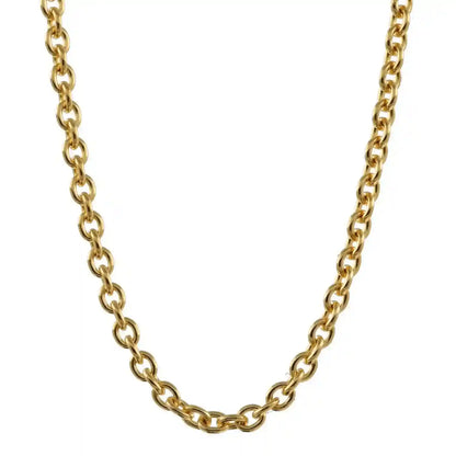 1,5 mm 70 cm 585 - 14 Karat Gold Halskette Ankerkette rund massiv Gold hochwertige Goldkette  4,3 g