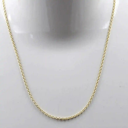 1,5 mm 70 cm 585 - 14 Karat Gold Halskette Ankerkette rund massiv Gold hochwertige Goldkette  4,3 g