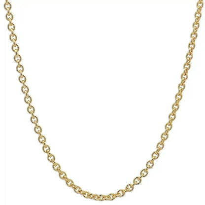 Goldkette Ankerkette rund Halskette 1,1 mm massiv 333 - 8 Karat Gold - Firma Holzenplotz - Silberketten-Goldketten.de 