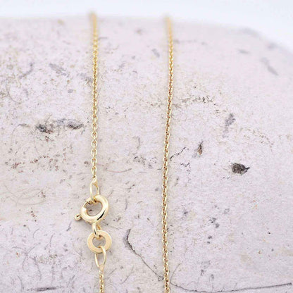 Goldkette Ankerkette rund Halskette 1,1 mm massiv 333 - 8 Karat Gold - Firma Holzenplotz - Silberketten-Goldketten.de 