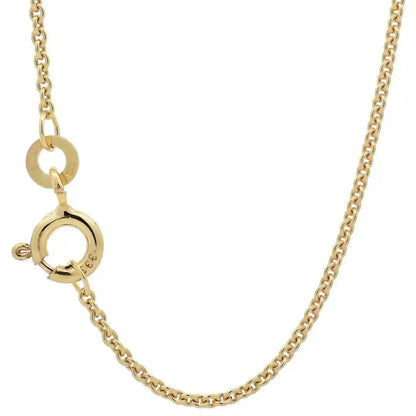 Goldkette Ankerkette rund Halskette 1,3 mm massiv 333 - 8 Karat Gold - Firma Holzenplotz - Silberketten-Goldketten.de 