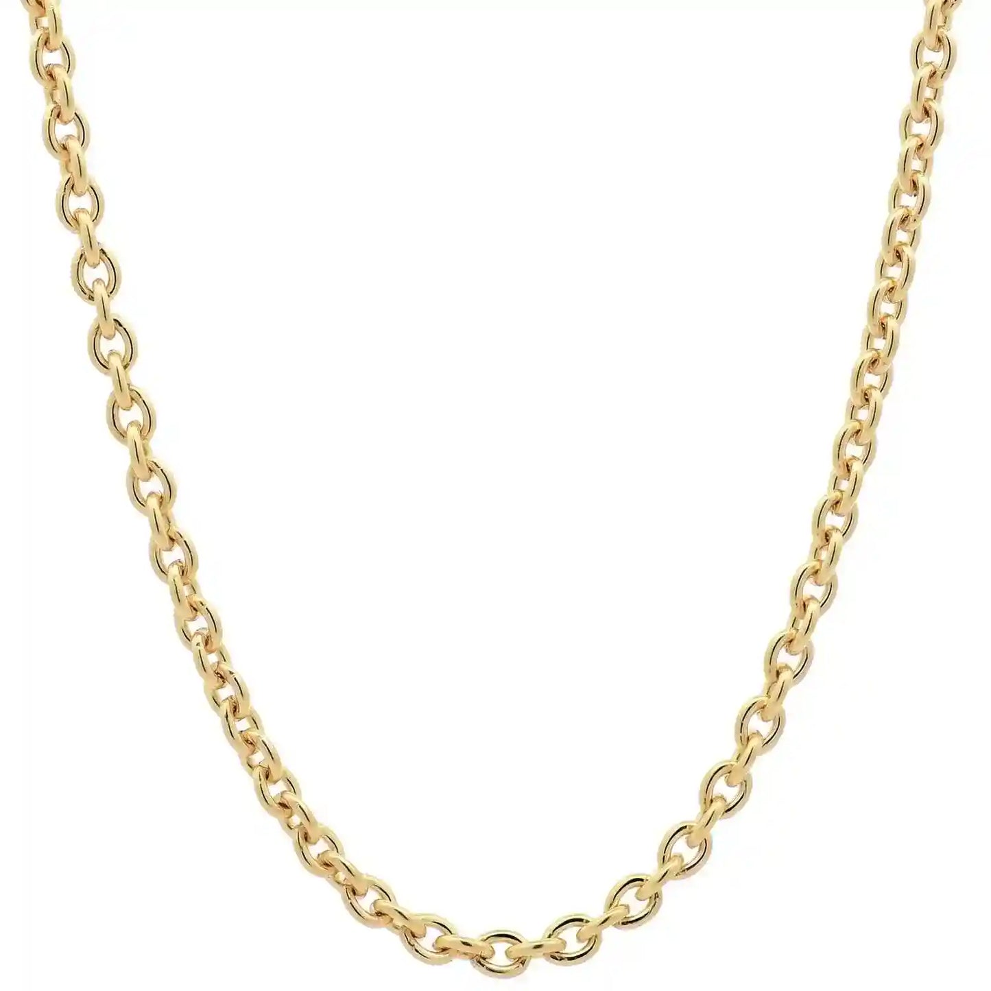 Goldkette Ankerkette rund Halskette Breite 1,9 mm - 333 - 8 Karat Gold - Firma Holzenplotz - Silberketten-Goldketten.de 