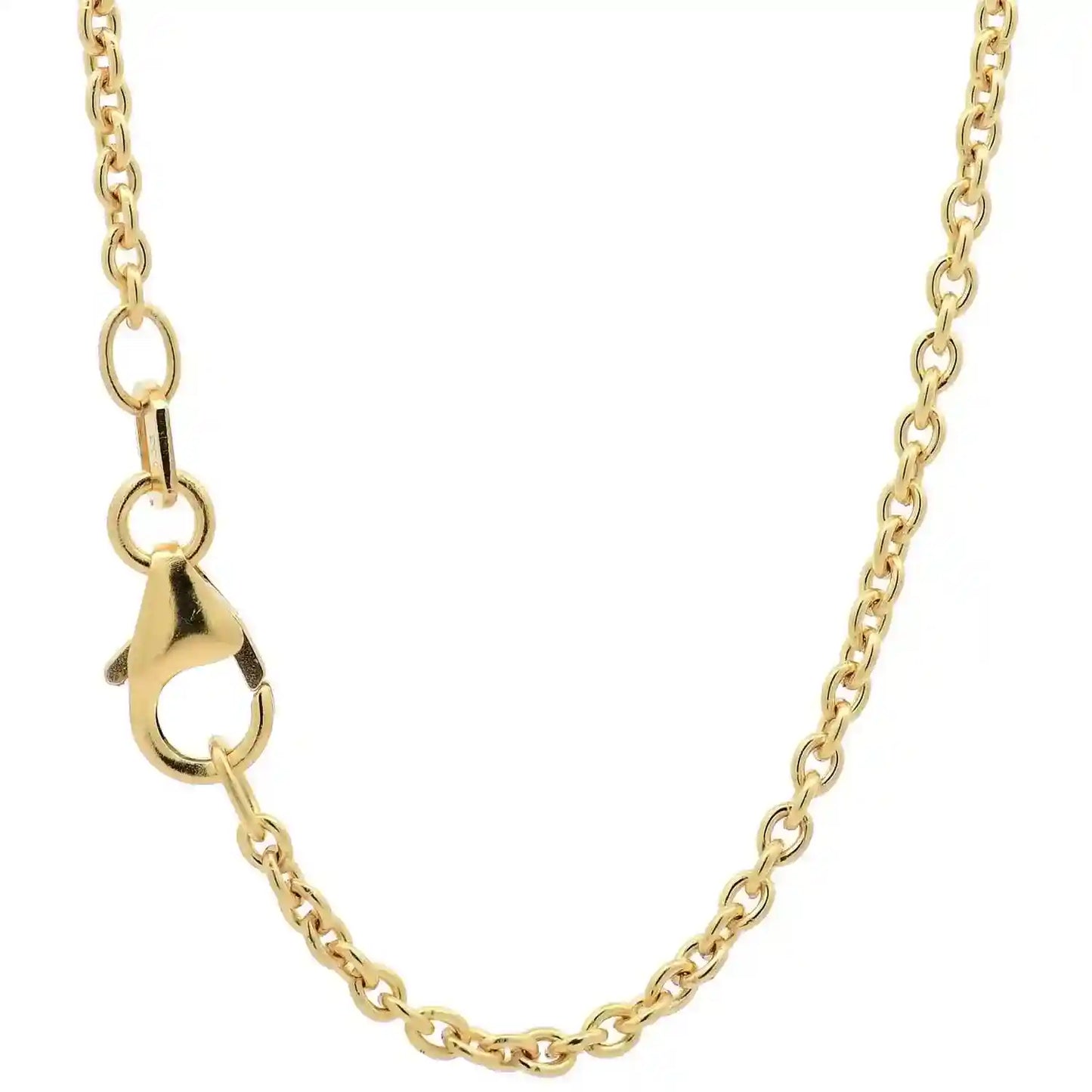 Goldkette Ankerkette rund Halskette Breite 1,9 mm - 333 - 8 Karat Gold - Firma Holzenplotz - Silberketten-Goldketten.de 