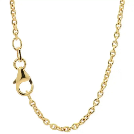 Goldkette Ankerkette rund Halskette Breite 1,9 mm - 333 - 8 Karat Gold - Firma Holzenplotz - Silberketten-Goldketten.de 