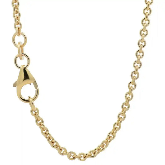 Goldkette Ankerkette rund Halskette Breite 2,0 mm - 333 - 8 Karat Gold - Firma Holzenplotz - Silberketten-Goldketten.de 