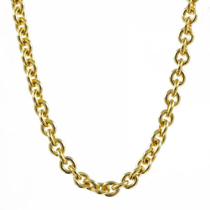 Goldkette Ankerkette rund Halskette massiv 333 - 8 Karat Gold Auswahl - Firma Holzenplotz - Silberketten-Goldketten.de 