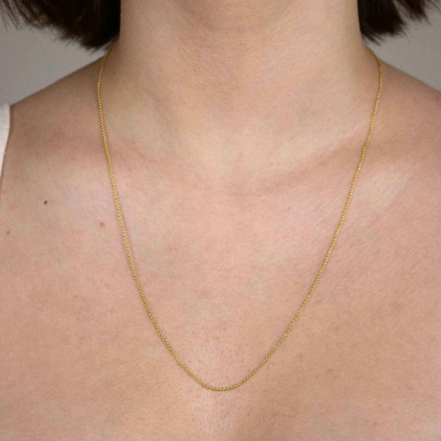Goldkette Ankerkette rund Halskette massiv 333 - 8 Karat Gold Auswahl - Firma Holzenplotz - Silberketten-Goldketten.de 