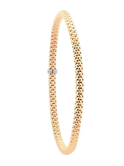 Goldkette Armband Armkette  elastisch 4 mm 585-14 Karat Gold