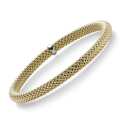 Goldkette Armband Armkette  elastisch 5 mm 585-14 Karat Gold