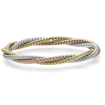 Goldkette Armband Armkette  elastisch 6,0 mm 585-14 Karat Gold