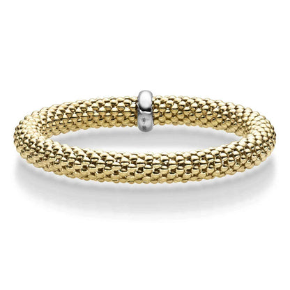 Goldkette Armband Armkette  elastisch 8,5 mm 585-14 Karat Gold