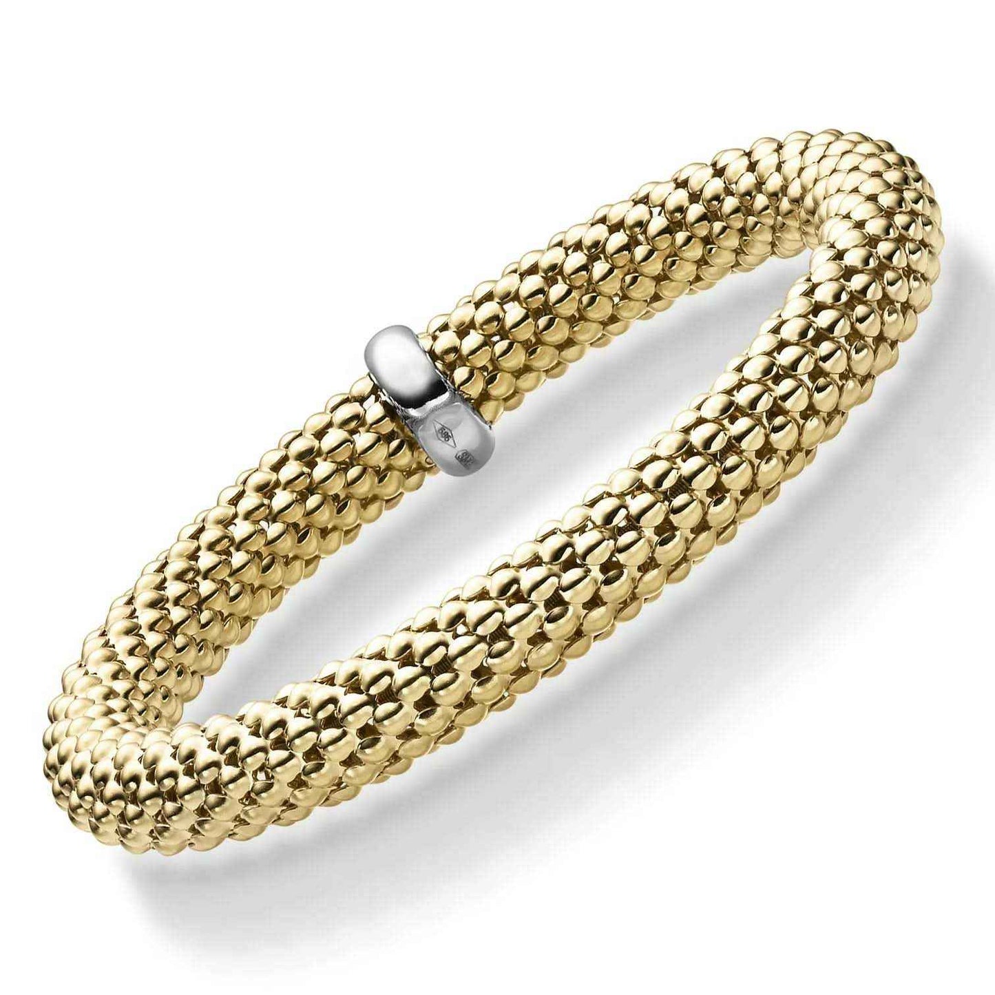 Goldkette Armband Armkette  elastisch 8,5 mm 585-14 Karat Gold