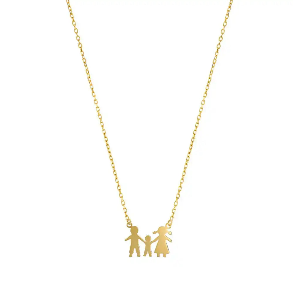 Goldkette Collier Kette Halskette Familie massiv 375 - 9 Karat Gold - Firma Holzenplotz - Silberketten - Goldketten.de