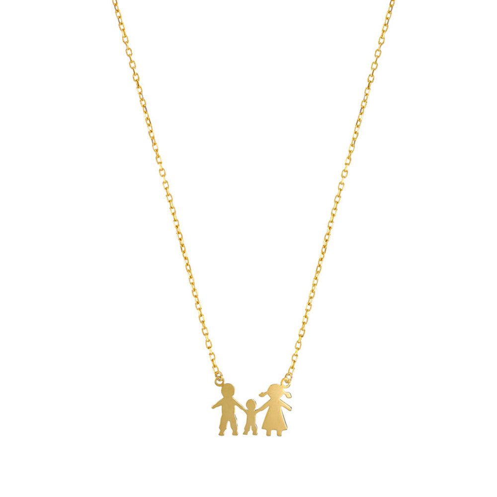 Goldkette Collier Kette Halskette Familie massiv 375 - 9 Karat Gold - Firma Holzenplotz - Silberketten - Goldketten.de