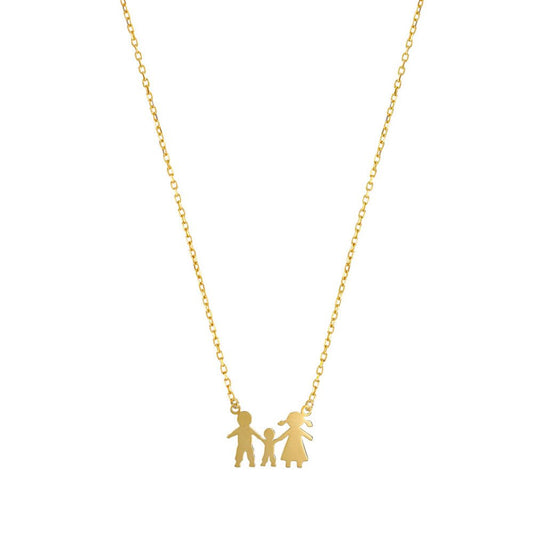 Goldkette Collier Kette Halskette Familie massiv 375 - 9 Karat Gold - Firma Holzenplotz - Silberketten - Goldketten.de
