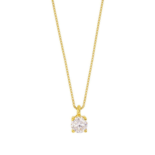 Goldkette Collier Kette Halskette Zirkonia massiv 375 - 9 Karat Gold - Firma Holzenplotz - Silberketten - Goldketten.de