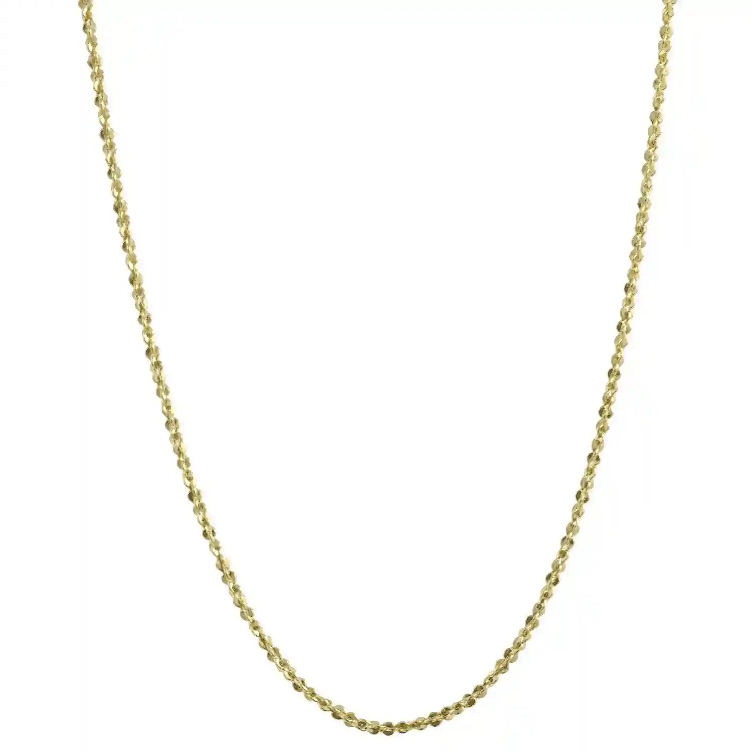 0,7 mm 42 cm 333 - 8 Karat Gold Halskette Criss-Cross Kette massiv Gold hochwertige Goldkette  0,75 g