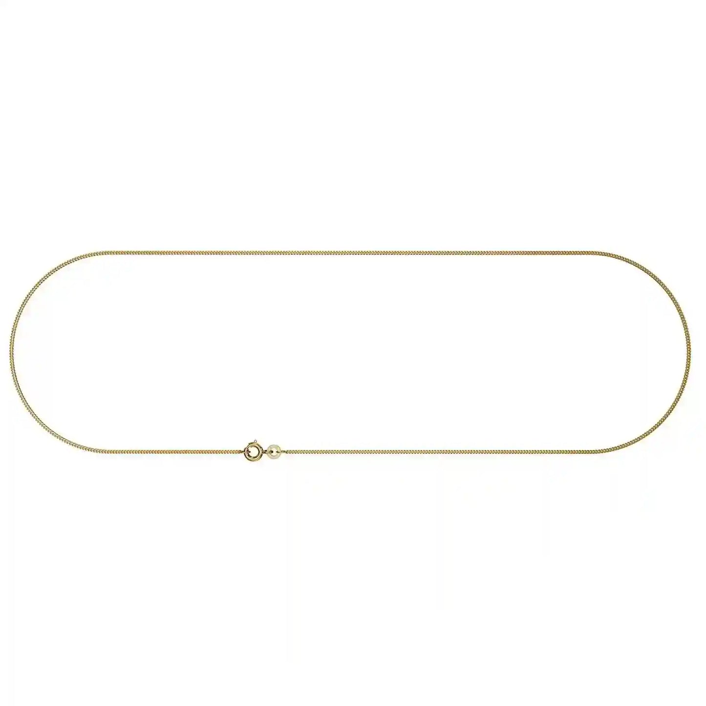 Goldkette Echt 333 - 8 Karat Panzerkette 1,1 mm Gold Halskette - Juwelier Qualität - hochglanzpoliert und diamantiert - Made in Germany - Firma Holzenplotz - Silberketten-Goldketten.de 