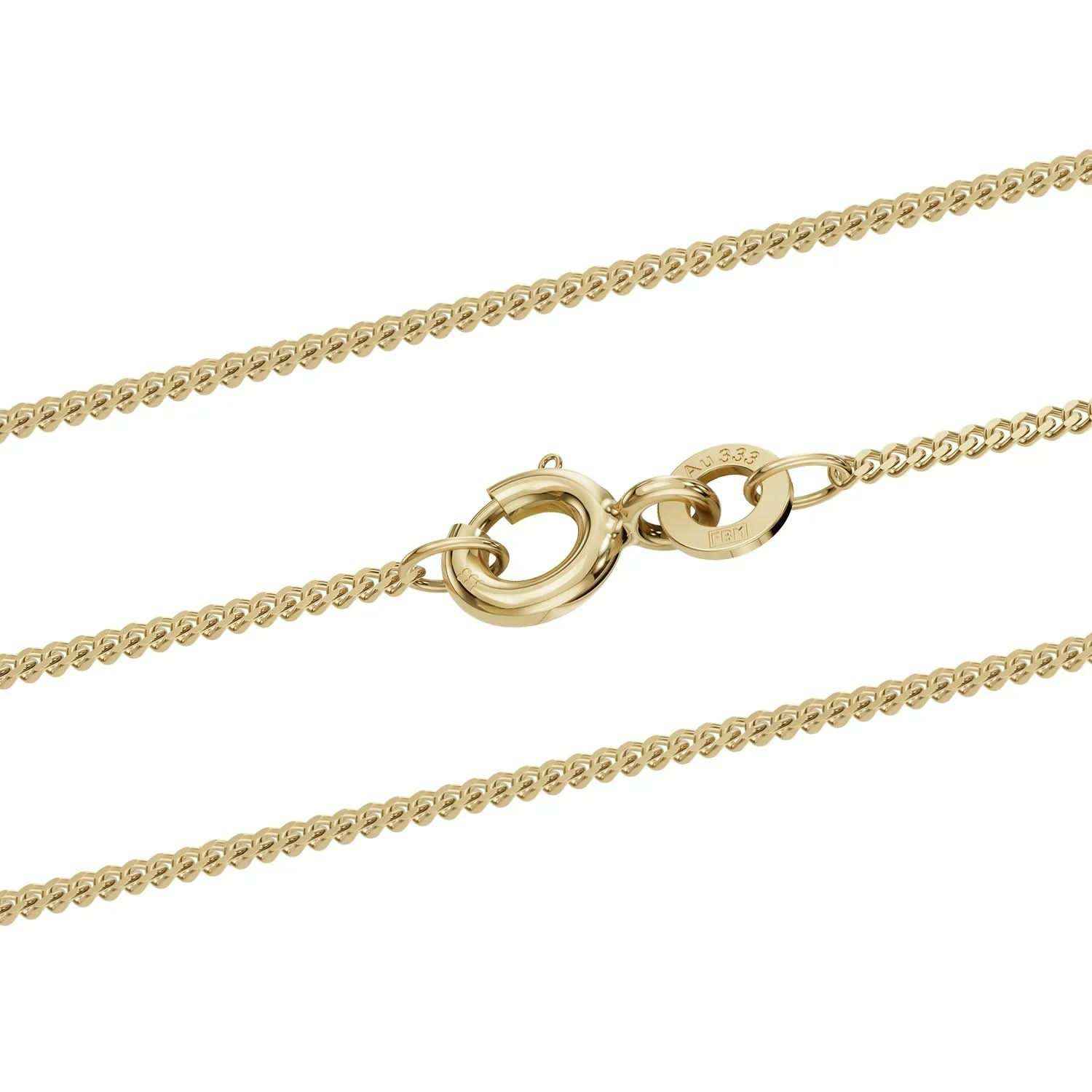 Panzerkette Halskette Breite 1,1 mm - 333 - 8 Karat Gold Auswahl