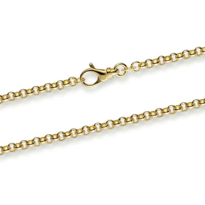 Goldkette Erbskette Länge 45cm - Breite 3,5mm - 585-14 Karat Gold
