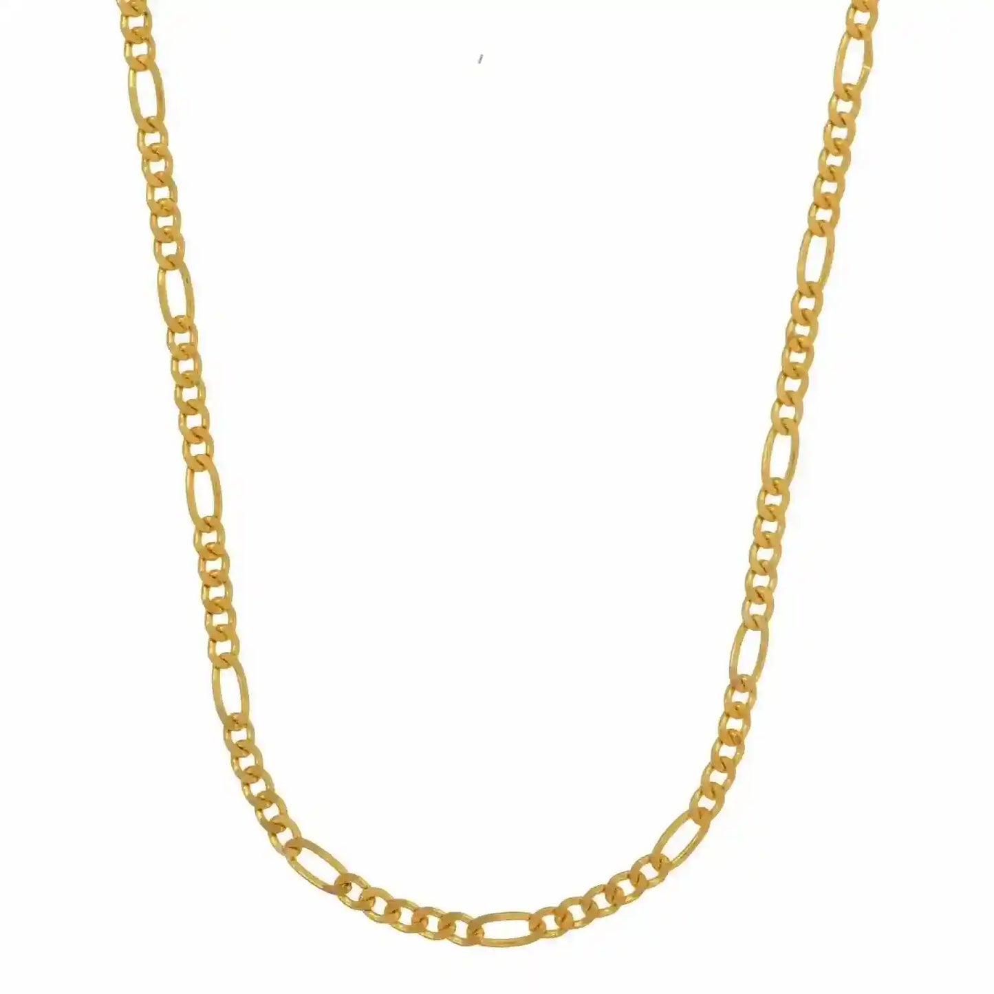 Goldkette Figarokette diamantiert Halskette 1,5 mm - 333-8 Karat Gold - Firma Holzenplotz - Silberketten-Goldketten.de 