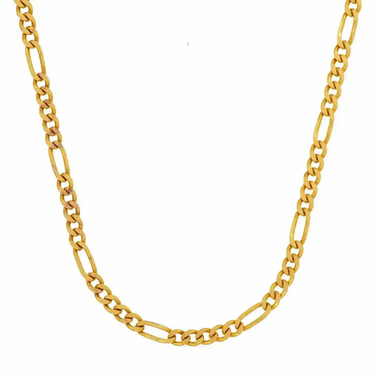 Goldkette Figarokette diamantiert Halskette 1,9 mm - 333-8 Karat Gold - Firma Holzenplotz - Silberketten-Goldketten.de 